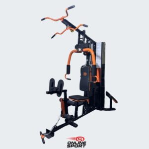 MINI GIMNASIO MULTIFUNCIONAL CON PRENSA HORIZONTAL PARA PIERNAS