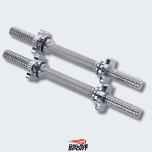 MANCUERNAS ACERO CROMADO 35CM/ DIAMETRO 3CM