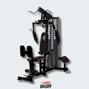 MINI GIMNASIO DE 2 ESTACIONES PRENSA PARA PIERNAS HORIZONTAL