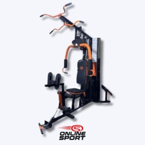 MINI GIMNASIO MULTIFUNCIONAL CON PRENSA HORIZONTAL PARA PIERNAS