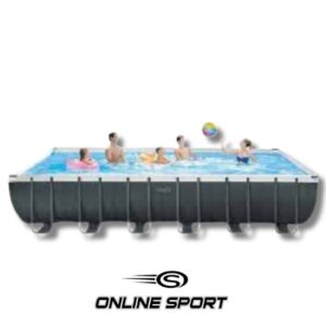 Piscina Rect. Parante Escalera Limpiador De Tierra Base - Cobertor