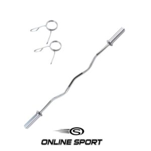 Barra curva olímpica 1.20mt / 6kg sin chapa