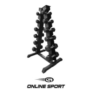 Rack Para Mancuernas Hexagonales De 10 Pares